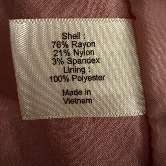 LANE BRYANT  The Bryant Ponte Stretch Pink Blazer Jacket Size 24 Barbiecore - Picture 7 of 9